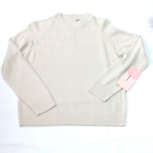 Cream Color Sweater by Designs Original SZ PL